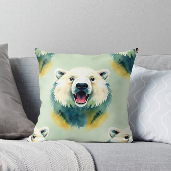 Item preview, Polar Bear Head Pattern designed and sold by pUNKnown.