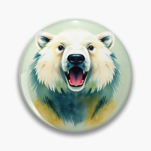 Item preview, Polar Bear Head Pattern designed and sold by pUNKnown.