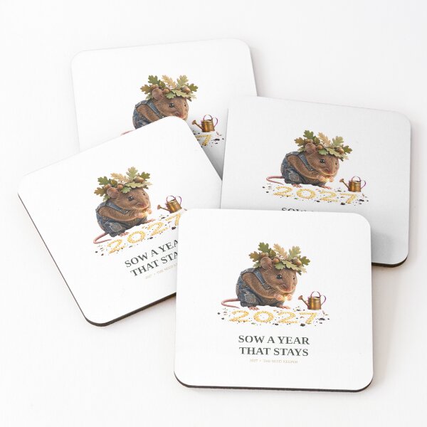 Item preview, Sow A Year That Stays - Seed Keeper Mouse 2027 designed and sold by RAX Mirth Studio.