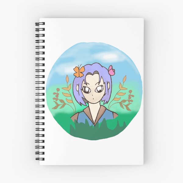 Item preview, Anime girl series girl in grassy wilderness designed and sold by S3L4V.