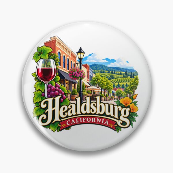 Item preview, Healdsburg, California - Sonoma Wine Country designed and sold by Myra365Art.