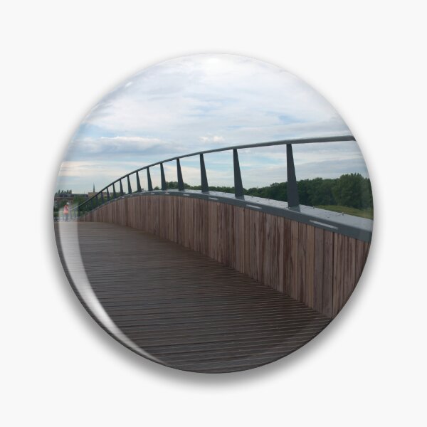 Artikelvorschau, Curved Wooden Bridge Deck – Modern Architecture Photography, The Hague entworfen und verkauft von Pjotre7.
