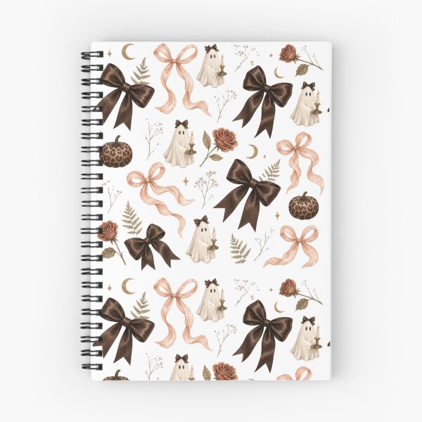 Item preview, Neutral Halloween Bows and Pumpkins Pattern designed and sold by MOSIDRIP™.