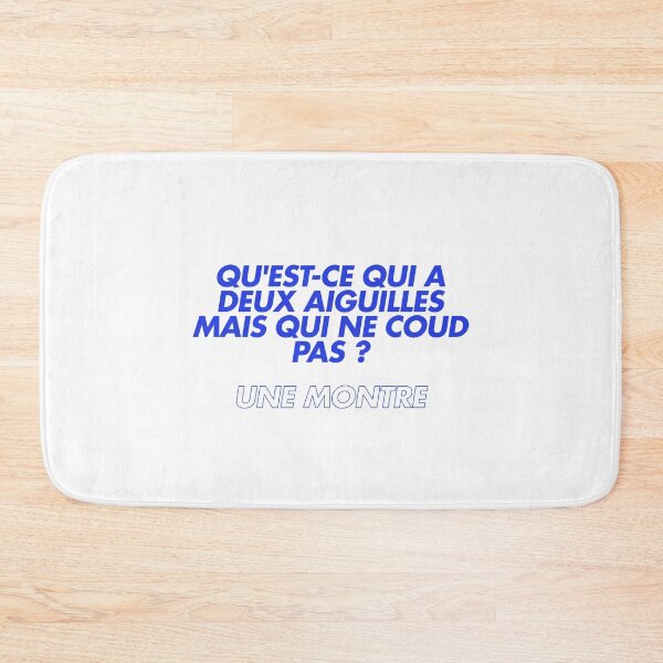Item preview, Qu'est-ce qui a deux aiguilles mais qui ne coud pas ? designed and sold by Ifcitiesdesign.