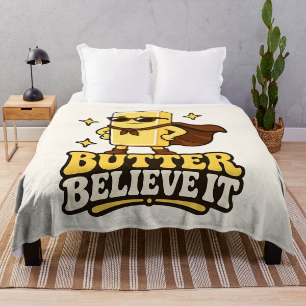 Item preview, Butter Believe It Superhero designed and sold by Rosie's Wildflower Boutique.
