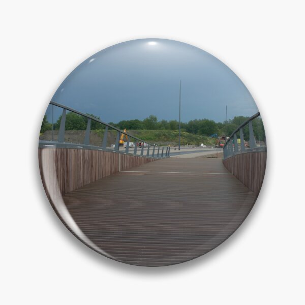 Artikelvorschau, Wooden Footbridge Perspective – Urban Architecture Photography entworfen und verkauft von Pjotre7.