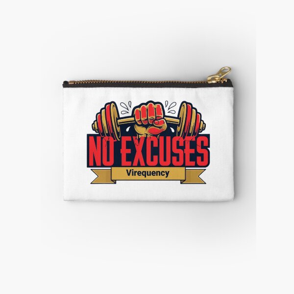 Item preview, No Excuses Gym Motivation Fist Barbell tees designed and sold by Vrequency.