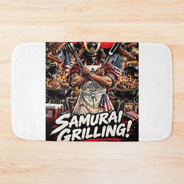 Item preview, Samurai Grilling The Ultimate BBQ Grill Master designed and sold by kaipapershop.