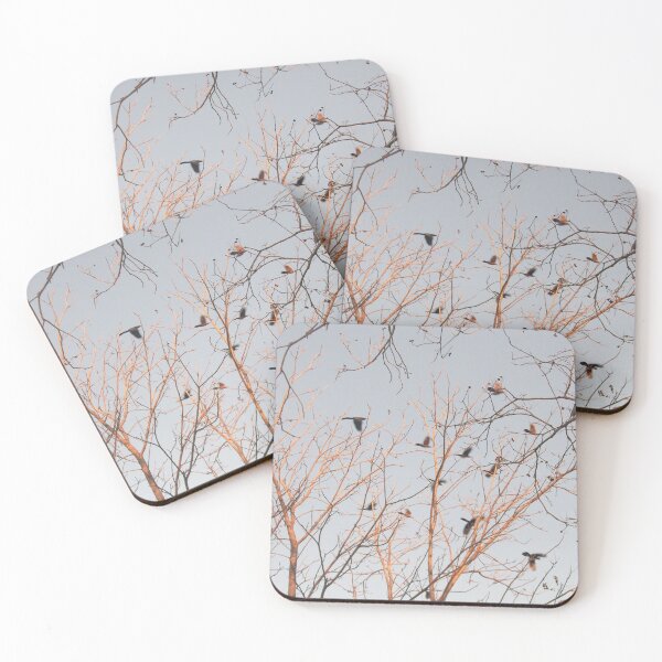 Item preview, Birds Flying Through Bare Tree Branches  designed and sold by AuraNatura.