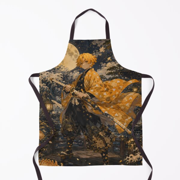 Item preview, Zenitsu Agatsuma Demon Slayer Moonlit Koi Garden designed and sold by mildaclairmo.