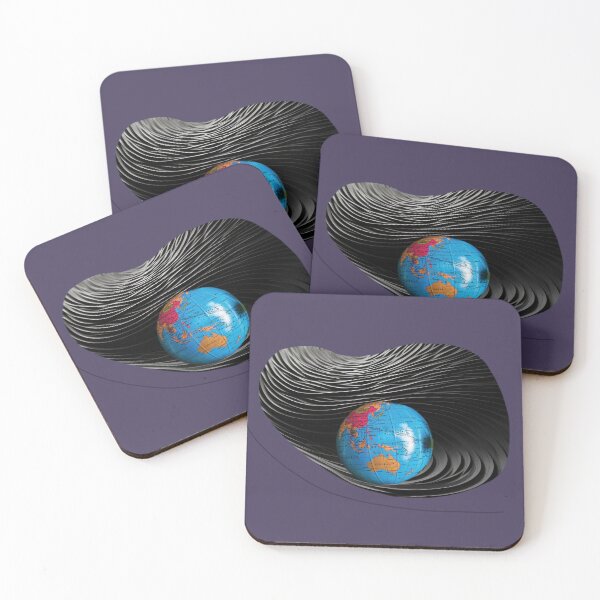 Aperçu de l'œuvre Halloween Terre Bleu et Noir créée et vendue par StylishDecor.