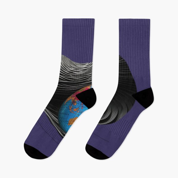Aperçu de l'œuvre Halloween Terre Bleu et Noir créée et vendue par StylishDecor.