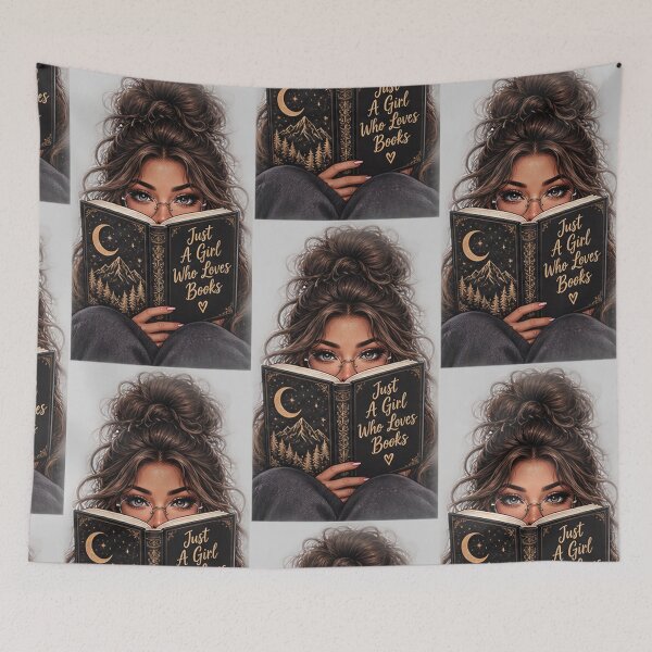 Item preview, Just a Girl Who Loves Books designed and sold by VesperWild.