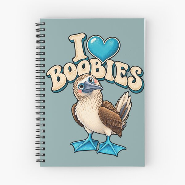 Item preview, I Love Boobies Blue-footed Booby Bird designed and sold by CTStylesIt.