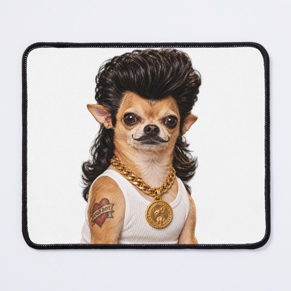 Item preview, Mullet Chihuahua – Funny 80s Rockabilly Good Boy Dog Humor designed and sold by WolfmanProphecy.