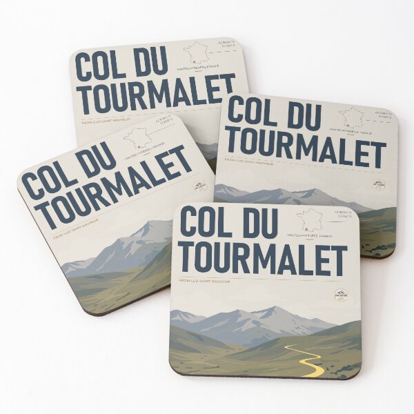 Item preview, Col du Tourmalet Cycling Poster – Pyrenees | THE RIDE Light designed and sold by gimbri.