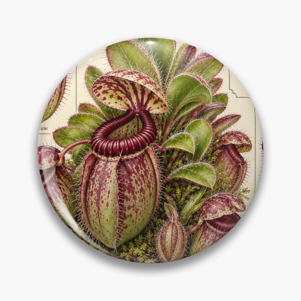 Item preview, Cephalotus Follicularis Australian Pitcher Plant – Vintage Botanical Illustration designed and sold by nerdamus.