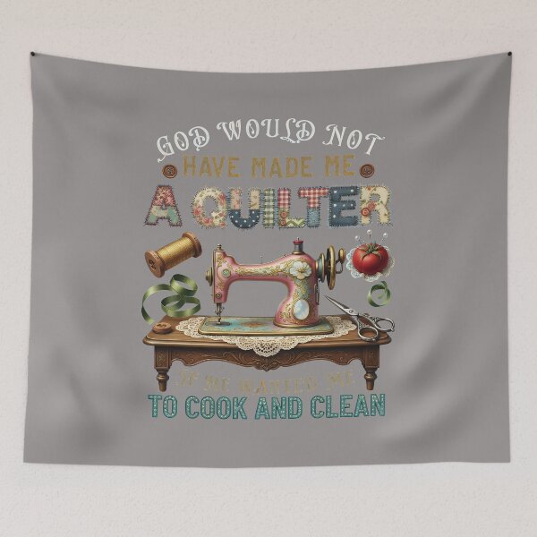 Item preview, God Made Me A Quilter Sewing Machine Shirt-93 designed and sold by DimitriBrunz.