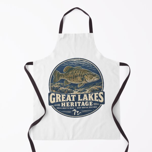 Item preview, Vintage Great Lakes Heritage Smallmouth Bass Emblem designed and sold by NobleCast .