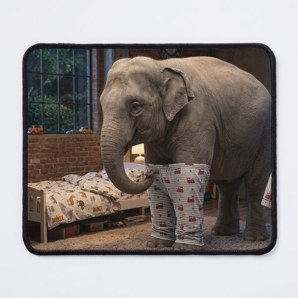 Item preview, Elephant in pajamas designed and sold by Stevercortinas.