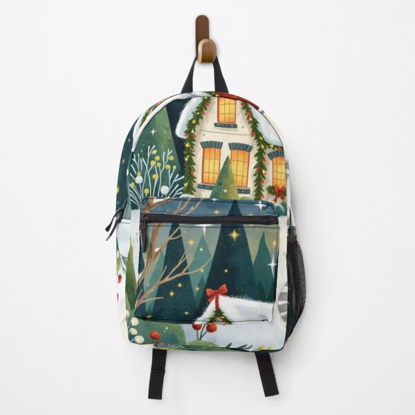 Item preview, Starlight Christmas Cottage designed and sold by Dream Bloom Gallery.