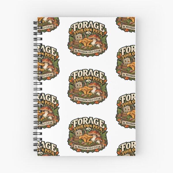 Item preview, Forage Your Own Path Vintage Mushroom Art designed and sold by DigitalKingClub.