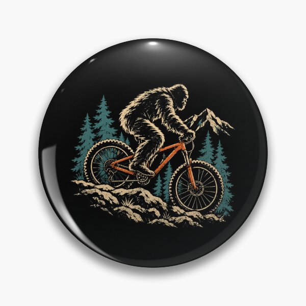 Item preview, Bigfoot Mountain Biking Retro Adventure Vintage Cycling designed and sold by Moizento.