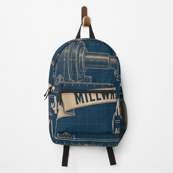 Item preview, Aligned Within A Thou Millwright Blueprint Badge designed and sold by BoosterShop.