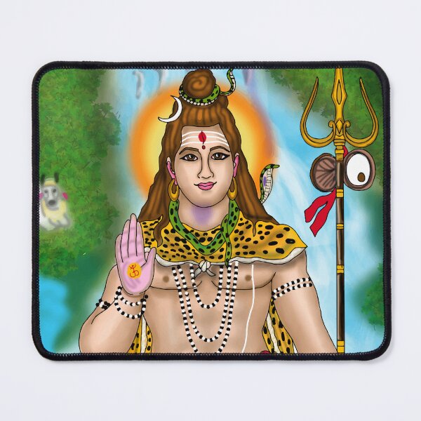 Item preview, Lord Shiva Digital Drawing | Hindu Deity Artwork designed and sold by Harshit_Digital_Arts.
