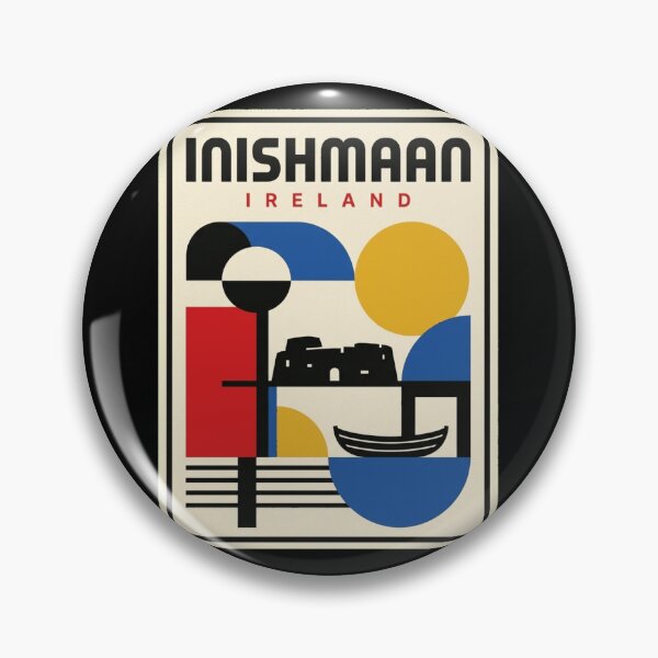 Item preview, Retro Inishmaan Bauhaus Geometric Skyline designed and sold by k3rstman1.