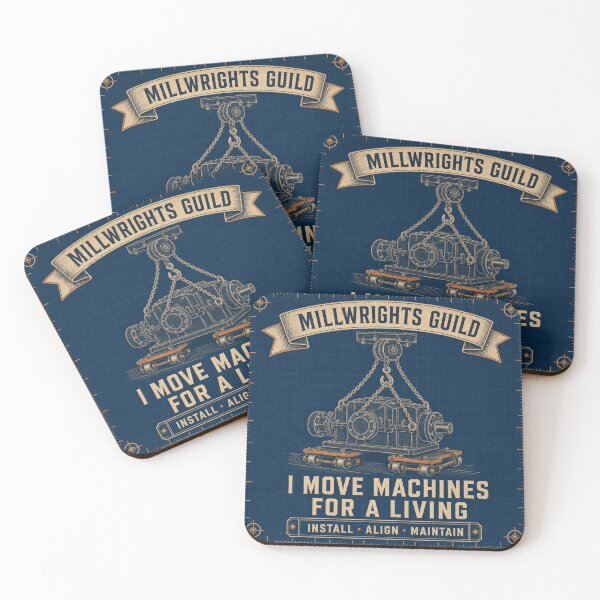 Item preview, I Move Machines For A Living Millwright Rigging Badge designed and sold by BoosterShop.