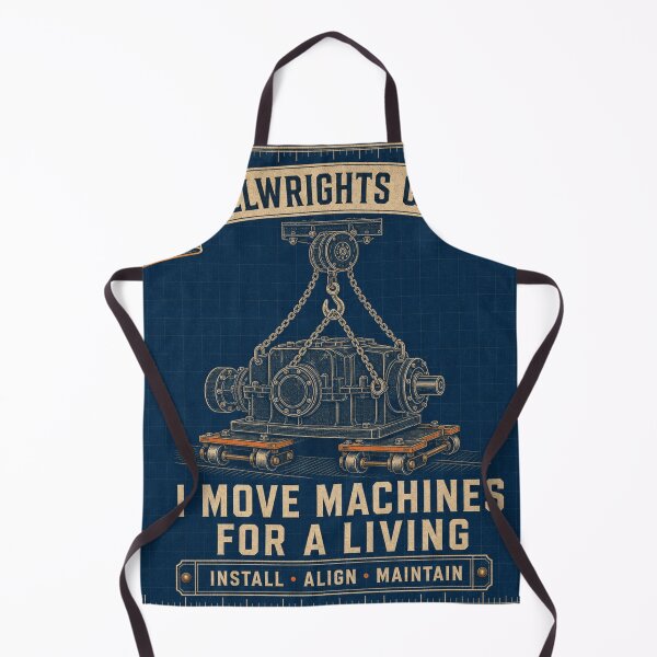 Item preview, I Move Machines For A Living Millwright Rigging Badge designed and sold by BoosterShop.