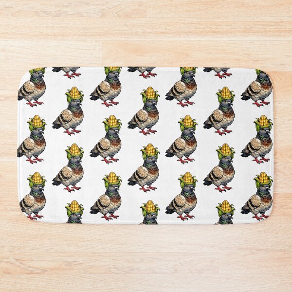 Item preview, Pigeon Wearing a Corn Cob Hat designed and sold by orange-grape.