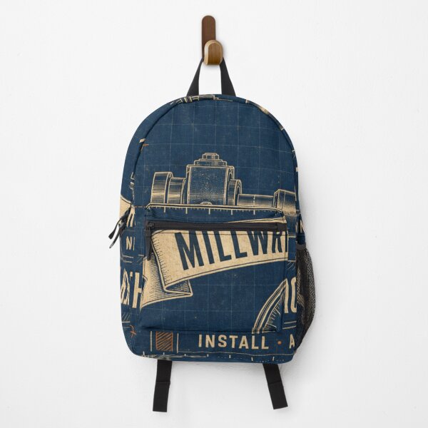 Item preview, The Dial Indicator Never Lies Millwright Blueprint Badge designed and sold by BoosterShop.
