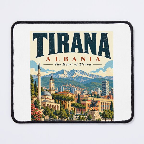 Item preview, Tirana Albania The Heart Of Tirana City Travel Explorer Souvenir designed and sold by NeedForParks.