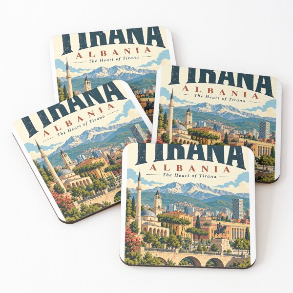 Artikelvorschau, Tirana, Albanien – Das Herz von Tirana – Stadtreise – Entdecker – Souvenirs entworfen und verkauft von NeedForParks.