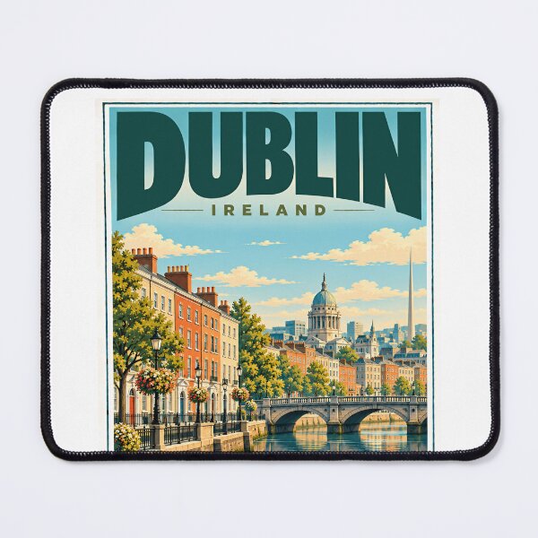 Item preview, Dublin Ireland Travel Souvenir European City Enthusiast designed and sold by NightGlyph.