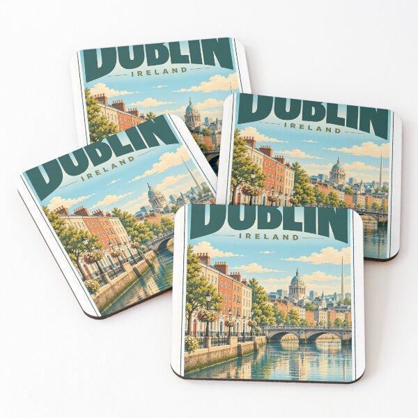 Item preview, Dublin Ireland Travel Souvenir European City Enthusiast designed and sold by NightGlyph.