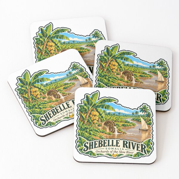 Item preview, Shebelle River Somalia Orchards Of The Slow River African Travel Landscape Souvenir designed and sold by Simsimah26Parks.
