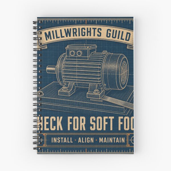 Aperçu de l'œuvre Check For Soft Foot Mécanicien Industriel Millwright créée et vendue par BoosterShop.