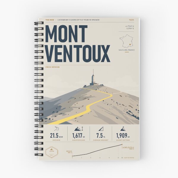 Item preview, Mont Ventoux Cycling Poster – Provence | THE RIDE Light designed and sold by gimbri.