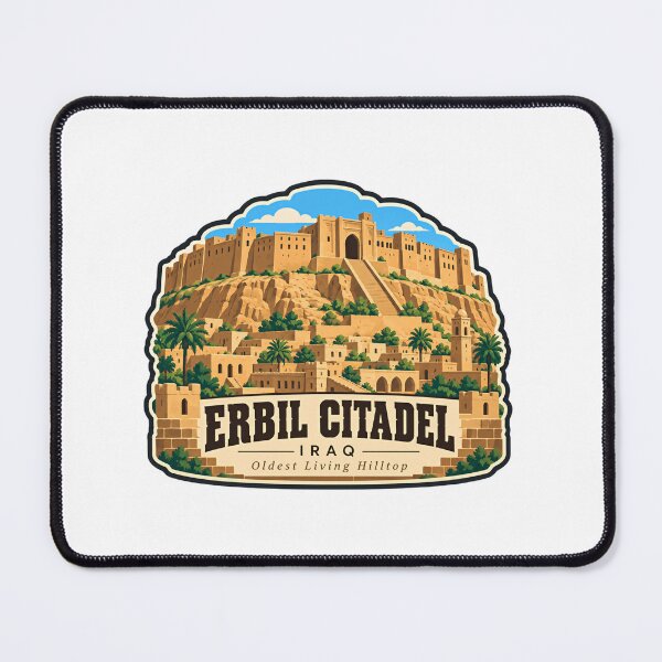 Item preview, Erbil Citadel Iraq Oldest Living Hilltop Historical Landmark Travel designed and sold by Simsimah26Parks.