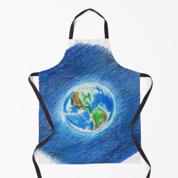 Item preview, Our Blue Planet — Hand-Drawn Earth Illustration designed and sold by Julia N.