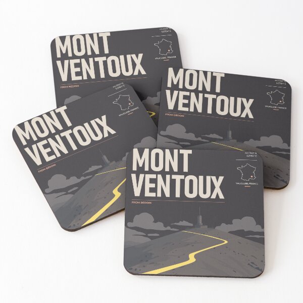 Item preview, Mont Ventoux Cycling Poster – Provence | THE RIDE Dark designed and sold by gimbri.