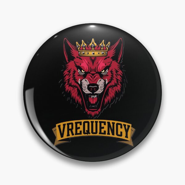 Item preview, Crowned Alpha Wolf Fierce Snarling Graphic designed and sold by Vrequency.