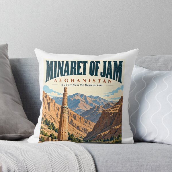 Item preview, Minarete de Jam, Afganistán. Una torre del Ghor medieval. Monumento histórico. Historia del turismo. designed and sold by NeedForParks.