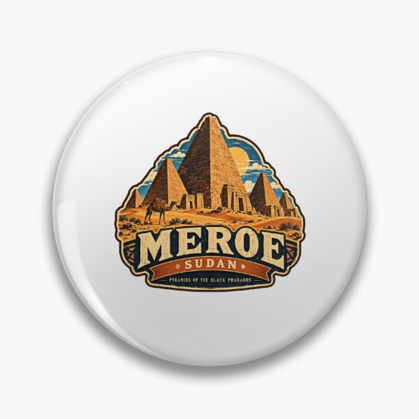 Item preview, Meroe Sudan Pyramids Of The Black Pharaohs Ancient History Traveler designed and sold by RetroMini2026.