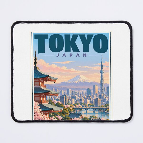 Item preview, Tokyo Japan Travel Cityscape Mount Fuji Skytree Pagoda designed and sold by NeedForParks.