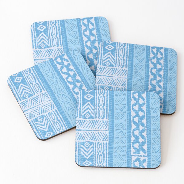 Artikelvorschau, Kapa-Stoff inspiriertes IKAT-Muster, rustikal, kräftig, farbenfroh, Boho, handgezeichnet, geometrisches Muster entworfen und verkauft von Goddessart.