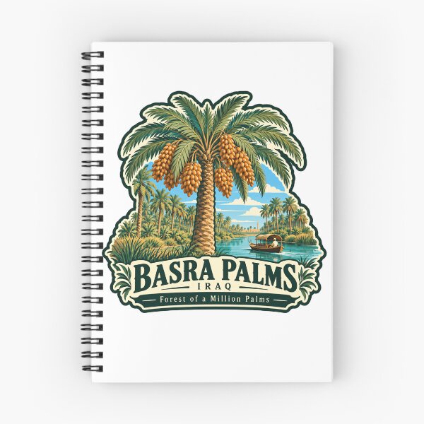 Item preview, Basra Palms Iraq Forest Of A Million Palms Iraqi Souvenir Middle East Travel designed and sold by RetroMini2026.